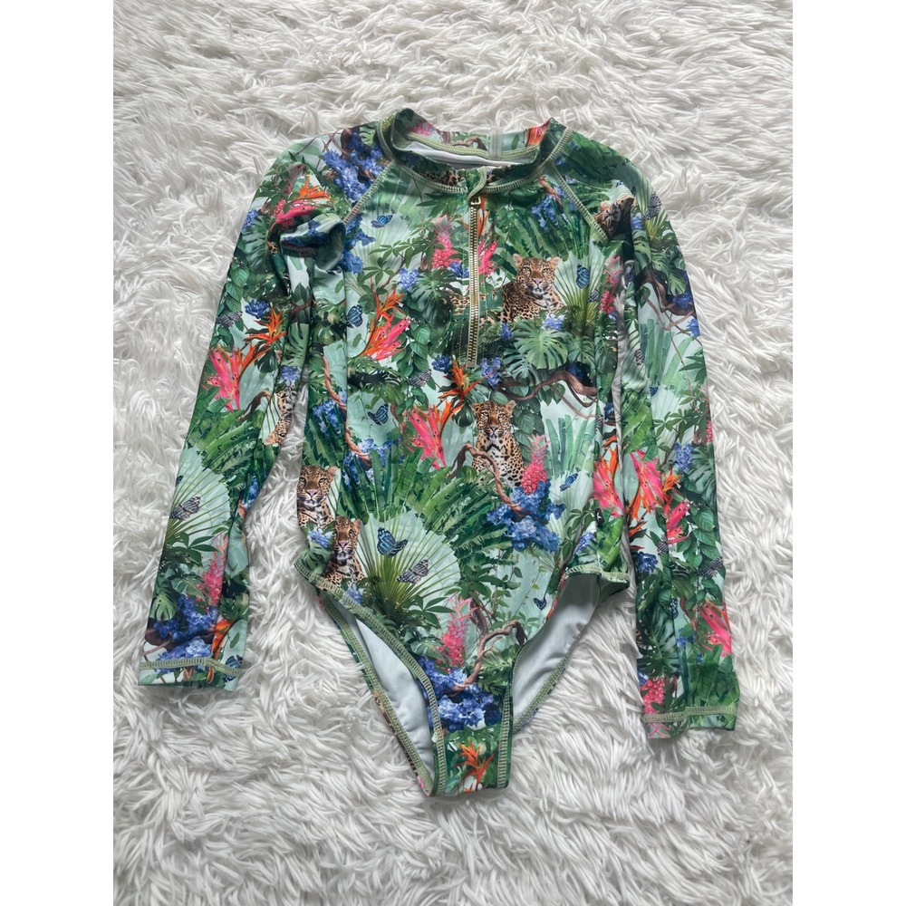 Molo Necky Long Sleeve One Piece Swimsuit